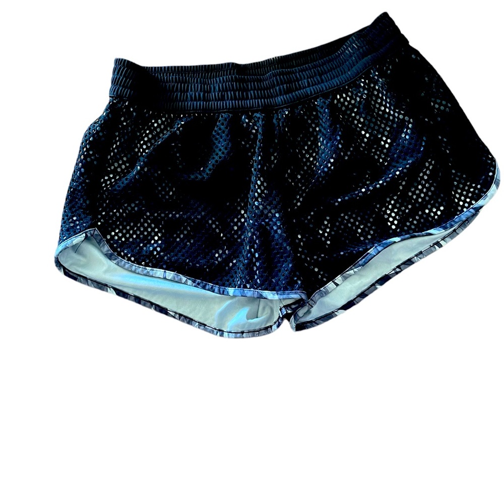 Large Champion Workout Shorts with Black Mesh